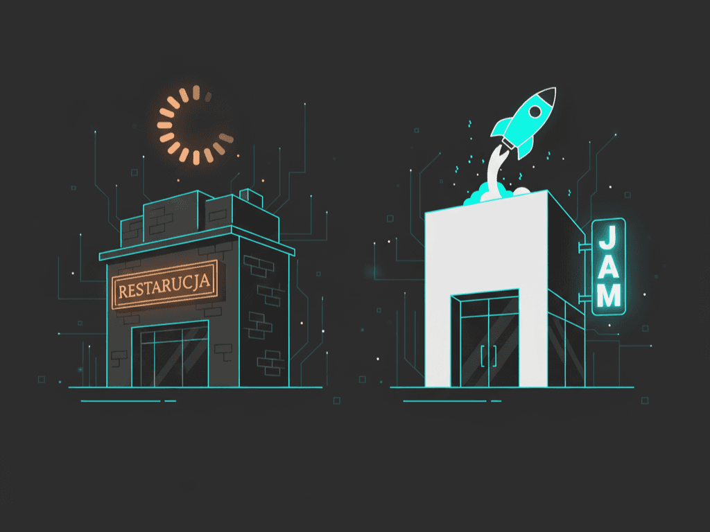 Ilustracja dla: Czym jest Jamstack? Czyli jak "Piekarnia" wygrała z "Restauracją" w budowie stron.