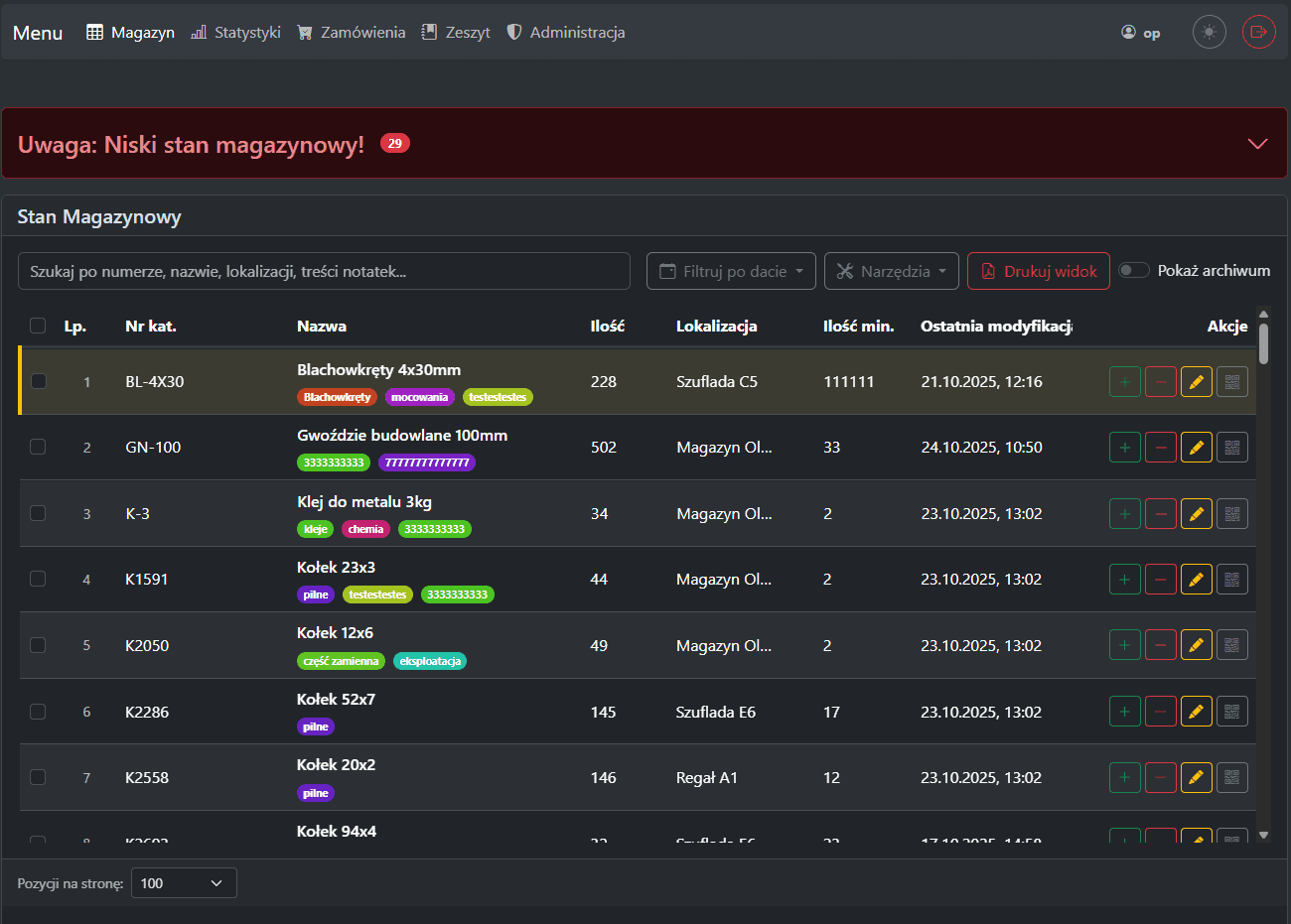 Ilustracja dla: System Zarządzania Magazynem i Produkcją (SPA)